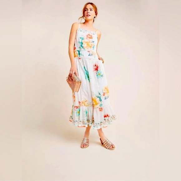 Farm Rio Lantanas Maxi Dress - Picture 2 of 14